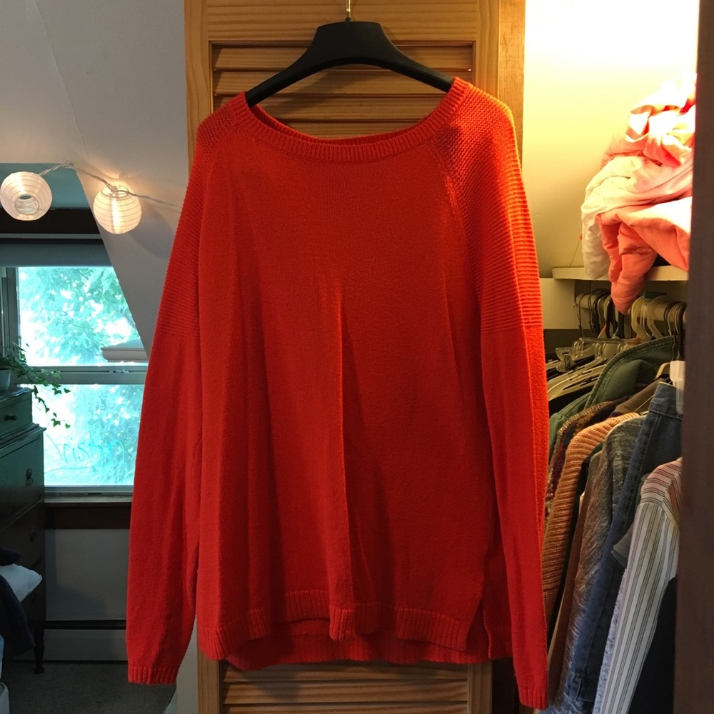 Orange Old Navy sweater